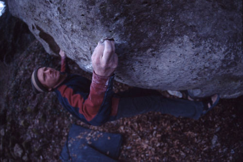 Versuch in Nightslider 7c Kakush�hle 2004